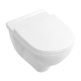 Set WC sospeso, compatto directo flush, con coperchio ammortizzante, bianco, Villeroy-Boch, O.Novo