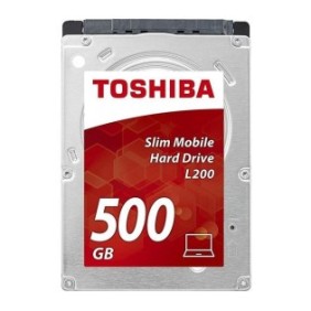HDD portatile Toshiba L200 Slim 500 GB, 5.400 giri/min, 2,5", cache sì 8 MB, SATA-III