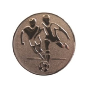 Inserto Calcio per Medaglia Bronzo 3° Posto diametro 2,5 cm