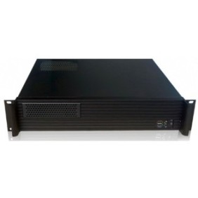 Case server Techly 101980 PC mATX/mITX Rack 19"2U/400mm, Nero