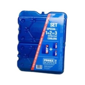 Set compresse rinfrescanti Connabride, 1x800g+2x400g, per frigorifero, congelatore, blu