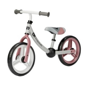 Bicicletta senza pedali Kinderkraft - 2Way Next, rosa, 12", per bambini