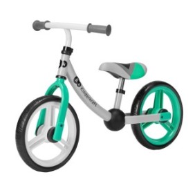 Bicicletta senza pedali Kinderkraft - 2Way Next, verde, 12"