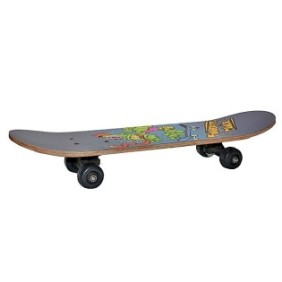 Skateboard in legno da 60 cm, colore grigio