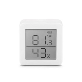 Sensori di temperatura e umidità SMART SwitchBot, Controllo app, Controllo vocale, Bluetooth, Bianco