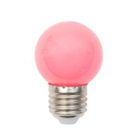 Lampadina LED Moonlight globo piccolo rosa G45, E27, 3W, 200 lm