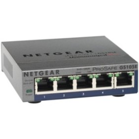 Switch NetGear GS105E Ethernet Plus, 5x10/100/1000