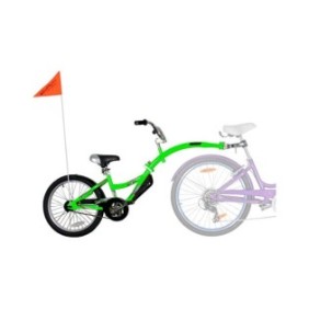 Bicicletta da copilota verde, WeeRide, verde