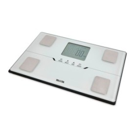 Bilancia pesapersone Tanita BC 401, Smart, Bluetooth, App per il monitoraggio del fitness, Max 150 kg/Min 100 g, 22x31 cm, Bianco