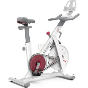Bicicletta da spinning intelligente Yesoul S3, resistenza magnetica, bluetooth, peso massimo utente 120 kg, bianco
