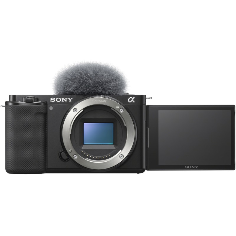 Fotocamera mirrorless Sony Alpha ZV-E10, 24,2 MP, 4K, corpo, nero