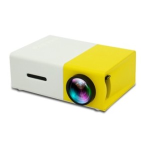 Mini videoproiettore LED, proiettore portatile Full HD, HDMI, USB, AV, Home cinema, slot per scheda SD