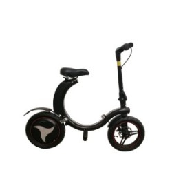 Bicicletta elettrica pieghevole Breckner Germany BE 350-6 N, 350 W, 6Ah, colore nero, ruote da 14", autonomia 10-22 km, peso netto/lordo 20/22,5 kg