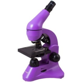 Microscopio Levenhuk Rainbow 50L, 40x - 800x, Viola