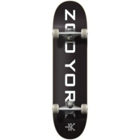 Skateboard, Zoo York, OG 95, Blocco Logo, Nero/Bianco, 7.75, 80x13 cm