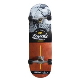 Skateboard, SPARTAN, Legend, 78 x 20 cm, acero canadese, peso massimo consentito 100 kg