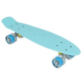 Skateboard in plastica, 22 pollici, Enero, Blu