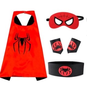 Costume ThinkDo Spiderman, Poliestere, 2 anni, Rosso/Nero