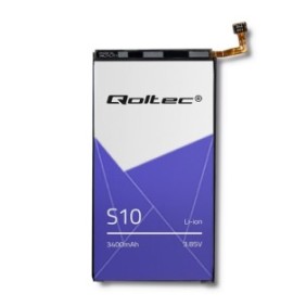 Batteria Qoltec, 3400 mAh, compatibile con Samsung S10