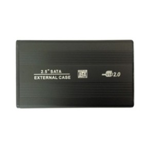 Box per disco rigido, Zik, SATA USB 2.0, 2.5'', Nero