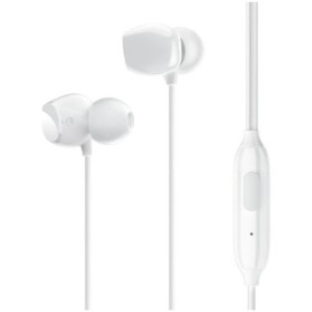 Usams EP-28 Cuffie intrauricolari, US-SJ265, Con microfono, 3,5 mm, Bianco HSEP2802