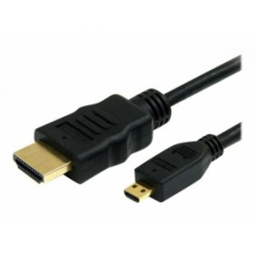 Cavo HDMI maschio - Micro HDMI maschio, Alta velocità, 5M, 4K, Techly, Nero, ICOC HDMI-4-AD5