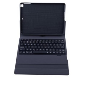 Custodia per mappa Loomax, tastiera Bluetooth, per iPad Pro 9,7 pollici, con 7 colori e portapenne Apple, nero