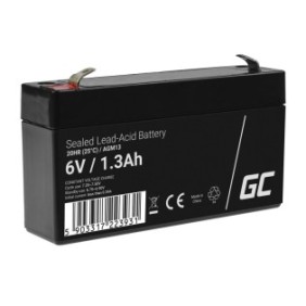 Green Cell AGM 6V 1.3Ah VRLA batteria al piombo acido senza manutenzione giocattoli sistemi di allarme