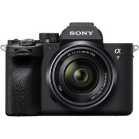 Fotocamera mirrorless Sony Alpha A7IV, 33 MP, full frame, nera + obiettivo 28-70 mm