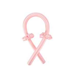 Arricciacapelli RibbonCurl, accessori inclusi, facile da usare, 90 cm, rosa cipria, Doty