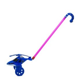 Elicottero giocattolo da spingere, Chippo, Blu/Rosa