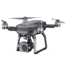 Drone SJRC F7 Pro, fotocamera 4K, GPS, gimbal meccanico a 3 assi, volo 25 minuti 3KM, pieghevole, borsa da trasporto, grigio