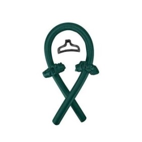Arricciacapelli RibbonCurl, accessori inclusi, facile da usare, 90 cm, verde smeraldo, Doty