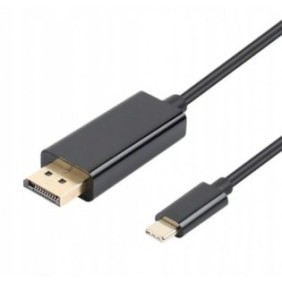 Cavo DisplayPort USB-C, 4K, 60 HZ Compatibile con Mac e Thunderbolt 3.0, 1,8 m