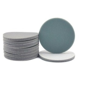 Set di 9 dischi abrasivi Smilgher da 75 mm con spugna da 5 mm e velcro per smerigliare e pulire i fari