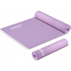 Tappetino per esercizi, X-FIT SmartVIBE™, antiscivolo, assorbe gli urti/rumore, resistente all'acqua, leggero, compatto, fitness/yoga/pilates, 173 cm x 61 cm x 6 mm, viola