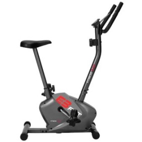Fitness bike magnetica, EB FIT, con display LCD, 8 livelli, peso massimo 110 kg, grigia