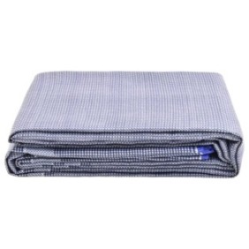 vidaXL tappeto per tenda, blu, 450 x 250 cm