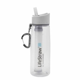 Filtro per l'acqua Lifestraw Go con bottiglia trasparente da 0,65 L