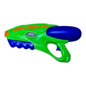 Pistola ad acqua ad aria compressa, capacità serbatoio 0,75 l, 36x20 cm, verde