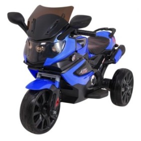 Moto sportiva elettrica, 2 x 6 V/20 W, 2 x 6 V/4,5 Ah, ruote in schiuma EVA, Mp3, SD, AUX, USB, Bluetooth