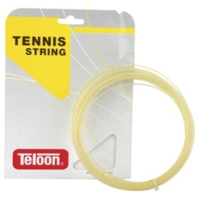 Corda di ricambio per racchette da tennis, Teloon, 0,13x1200 cm, Beige