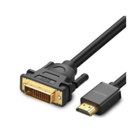 Cavo video per alimentazione e trasferimento, connettori per HDMI e DVI D 24+1 pin, 5 m, Nero