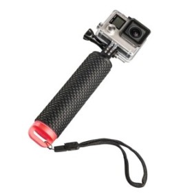 Maniglia mobile Green-L per action cam GoPro, rossa