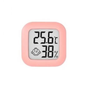 Termometro e igrometro Kmon ZN-354P, Rosa, Elettronico, Schermo LCD, Temperatura, Umidità, Livello di comfort