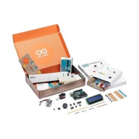 Starter Kit con scheda madre Arduino Uno R3 per principianti, Libro Progetti, Breadboard, Kit Components, Inglese