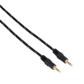 Cavo audio Qilive intrecciato con connettori jack 3,5 mm, 1,2 m