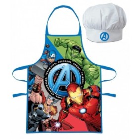 Set cappello e cappello da cuoco Avengers 52x42 cm Blu