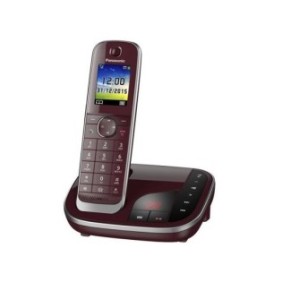 Telefono DECT Panasonic, KX-TGJ320GR, segreteria telefonica, ID chiamante, SMS, nero