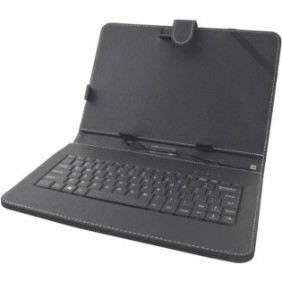 Tastiera universale per tablet, Esperanza, EK125 Madera 10.1" + tastiera, Nera